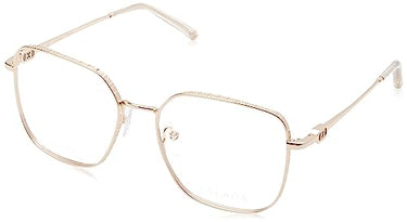 Escada Damen Vesd79 Sonnenbrille, Glänzendes Roségold mit beigefarbenen Teilen, 70 im Sale